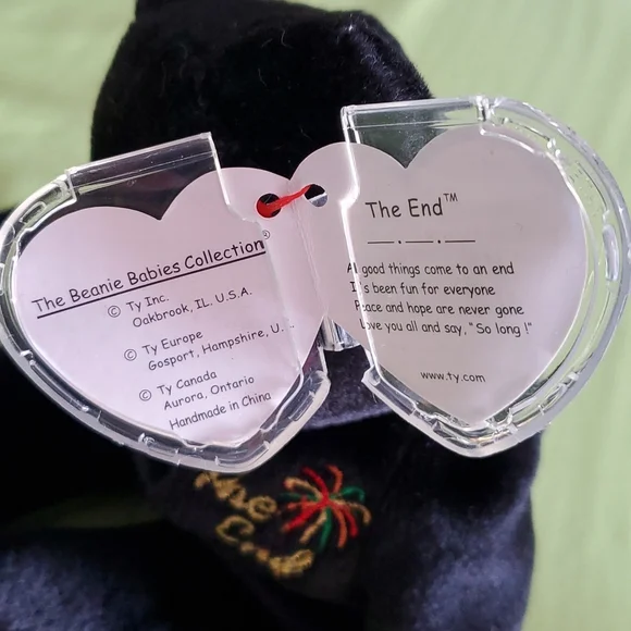 Vintage the end ty beanie bear - Picture 3 of 6